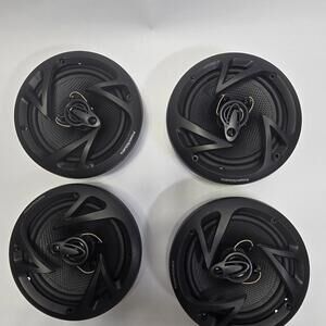 (4) Power Acoustik EF-653 | 6.5 Inch 400W 4 Ohm 3-Way Coaxial Car Audio Speakers
